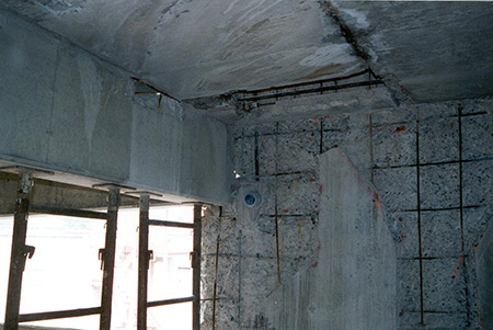 Photo of Underground Parking Garage Reinforcement Corrosion