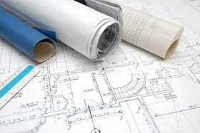 Blueprints for new Home Construction