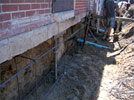 Sump pit and pump